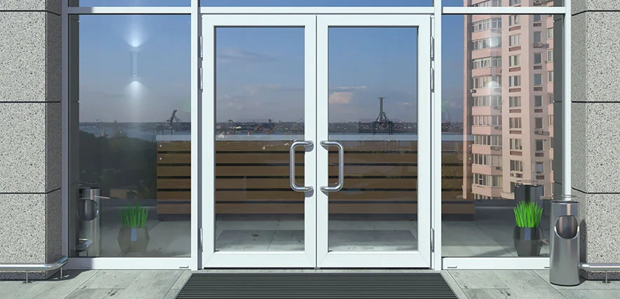 storefront glass repair in Iona, FL